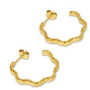 Hoop Earrings for Women Trendy Golden