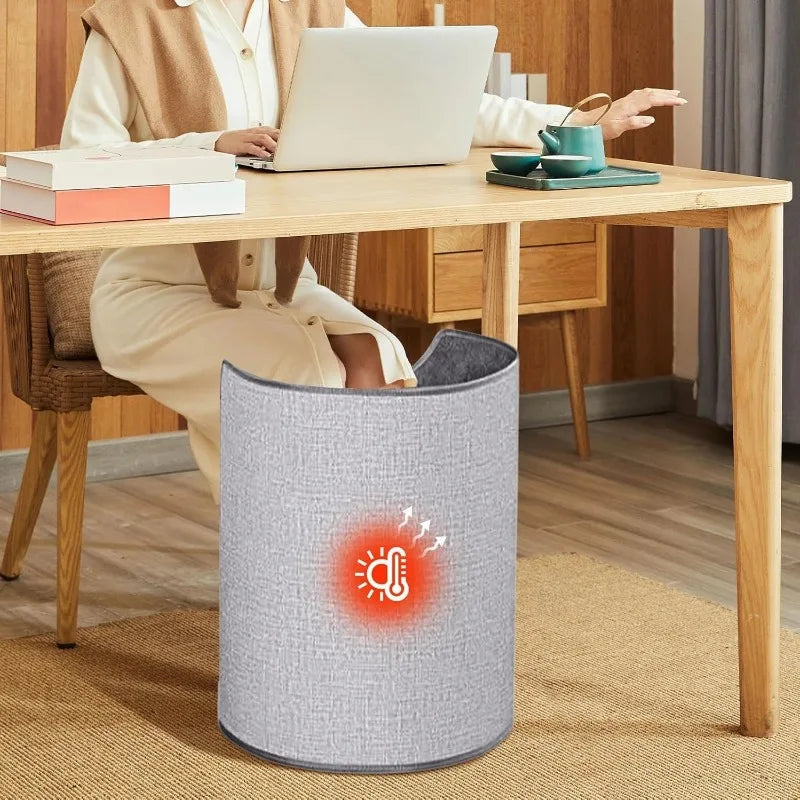 Silent Foldable Leg Warmer Pro - Under Desk Electric Foot Heater