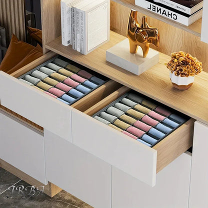 1pc Fabric Storage Box with 24 Compartments  Divider