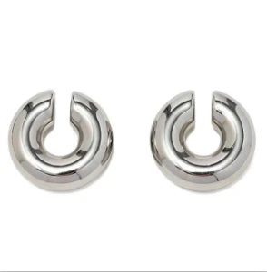 Hoop Earrings for Women Trendy Golden