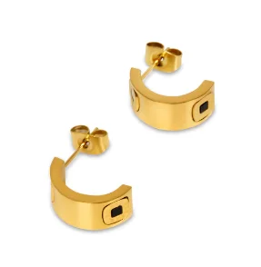 Hoop Earrings for Women Trendy Golden