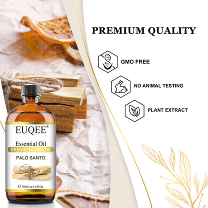 EUQEE 118ml Essential Oil Palo Santo Aromatherapy