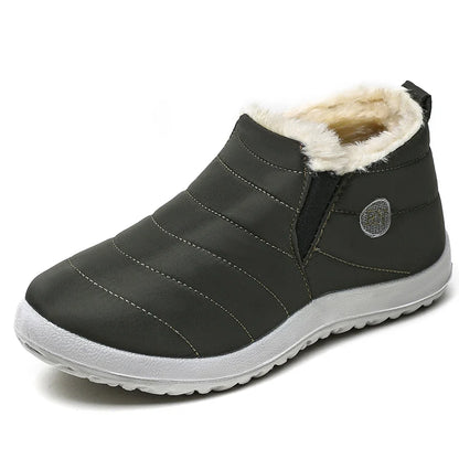 Men's Boots Slip On Winter Shoes For Men Ankle Boots Winter