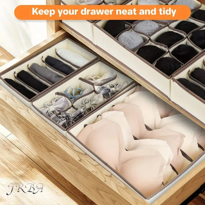 1pc Fabric Storage Box with 24 Compartments  Divider