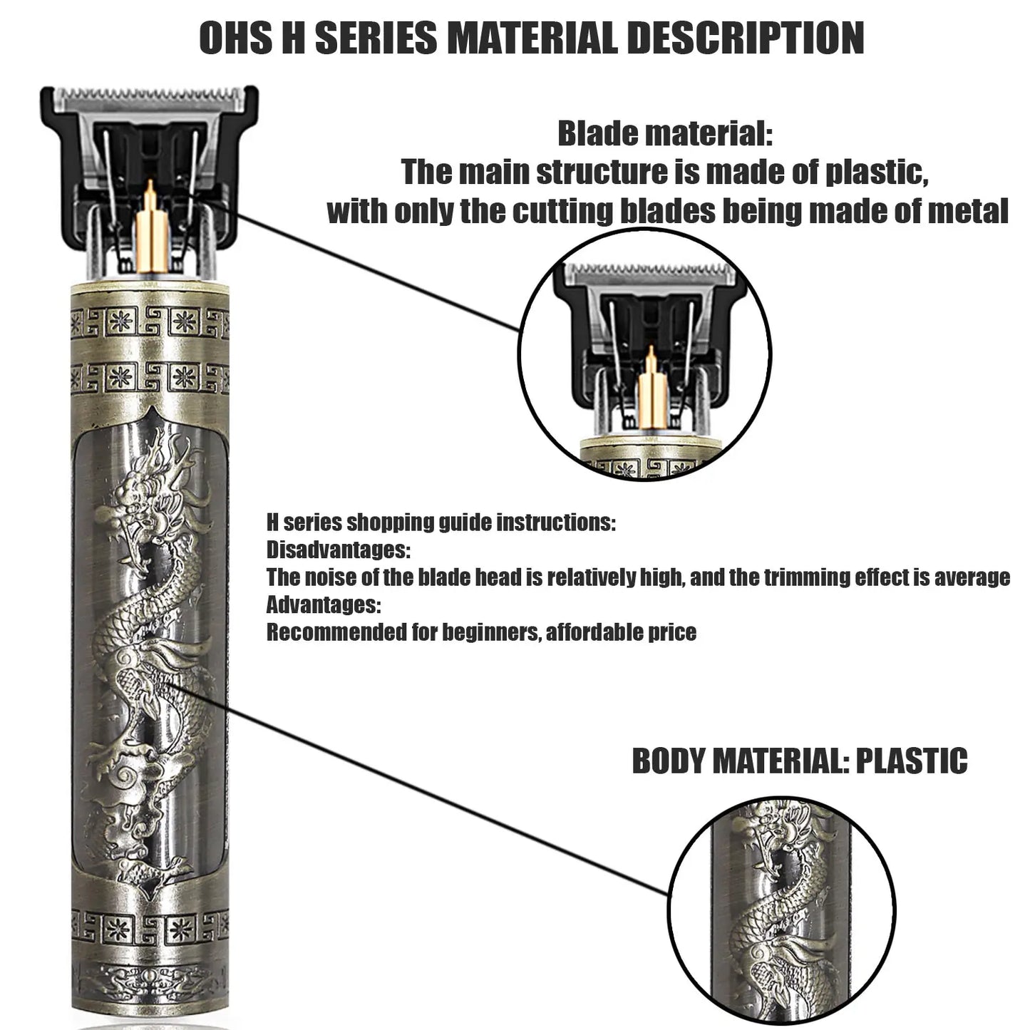 T9 Hair Clipper Repair Beard Shaving Body Hair Trimmer Clippers