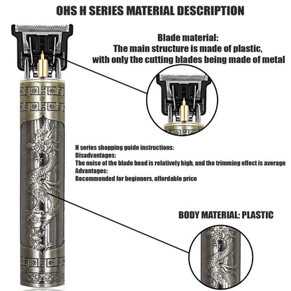 T9 Hair Clipper Repair Beard Shaving Body Hair Trimmer Clippers